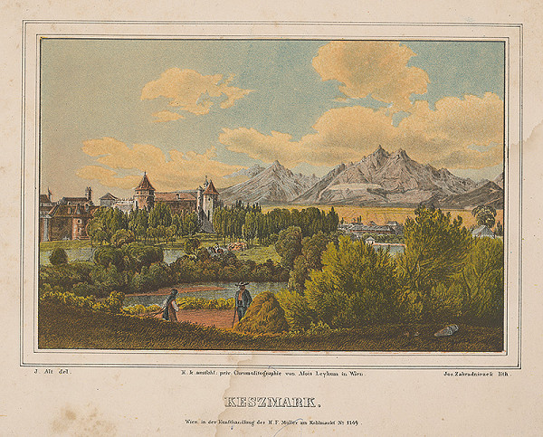 Jakob Alt, Joseph Zahradniczek st. – Keszmark 