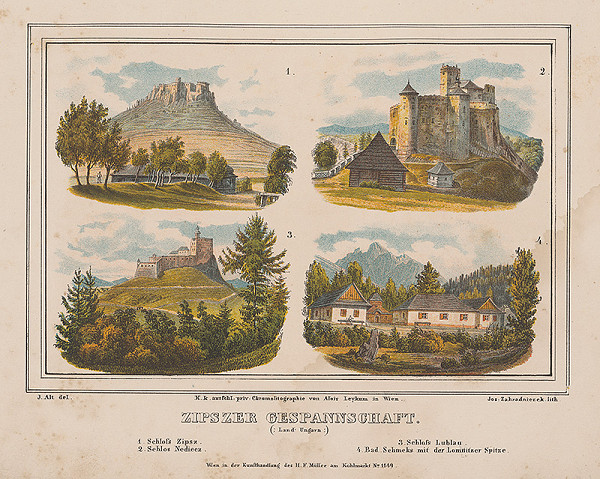 Jakob Alt, Josef Zahradníček – Spišská župa 