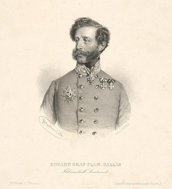 Anton Stadler – Portrét grófa Clama Gallasa 