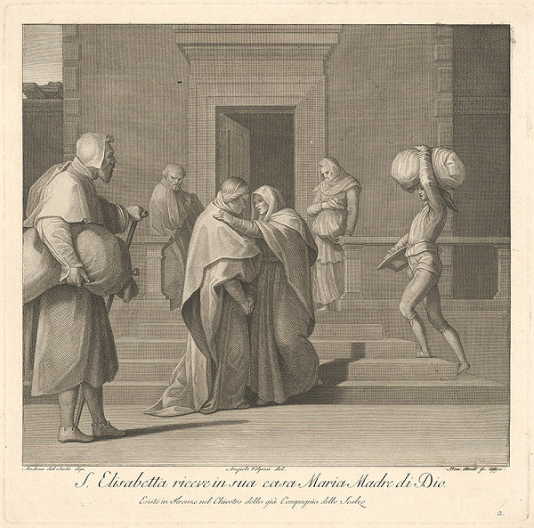 Andrea del Sarto, Angelo Volpini, Benedetto Eredi – Navštívenie Panny Márie 
