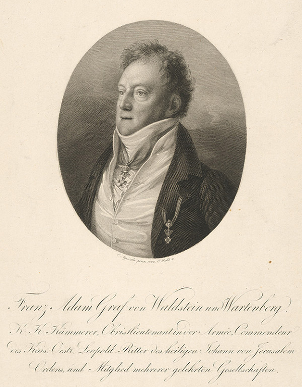 Carl Heinrich Rahl, Karl Joseph Aloys Agricola – Portrét F. Adama grófa z Valdštejna 