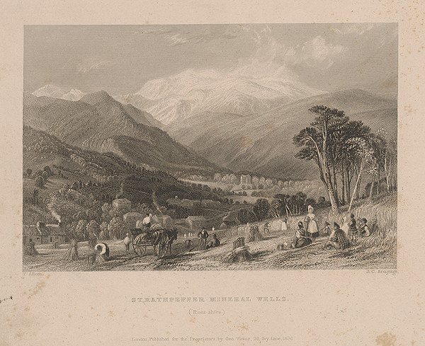 James Charles Armytage, Thomas Allom – Minerálne pramene vo Welse 