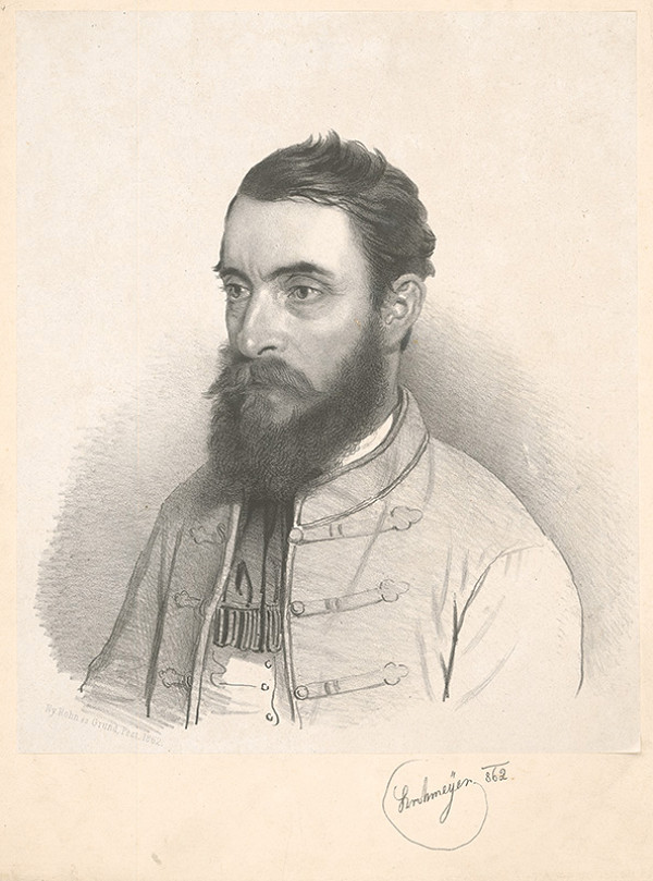 Antal József Strohmayer – Podobizeň bradatého muža 