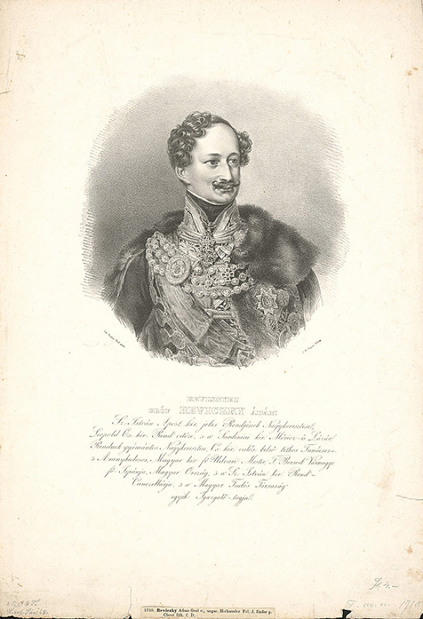 Johann Nepomuk Ender, Johann Baptist Clarot – Gróf Adam Reviczky 