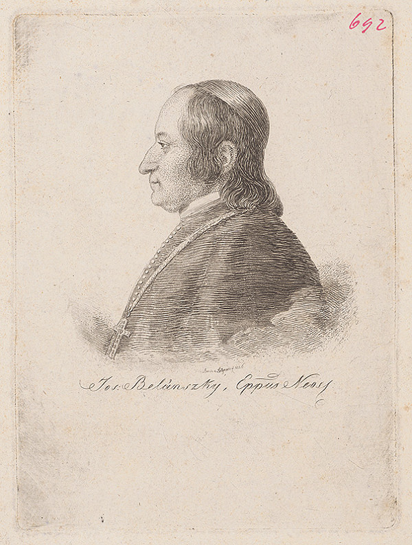 Ferdinand Karl Theodor Lütgendorff – Portrét Jozefa Belanského 