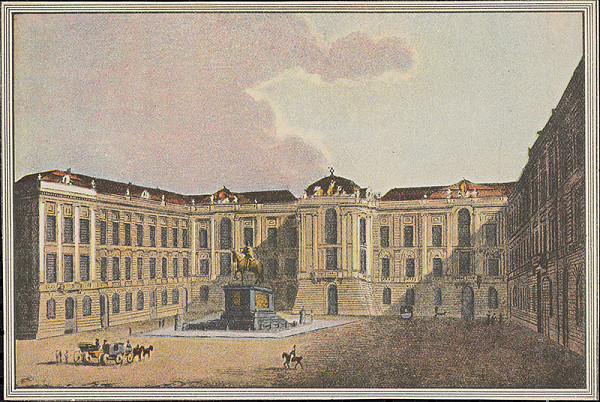 Eduard Gurk – Budova Rakúskej národnej knižnice vo Viedni 