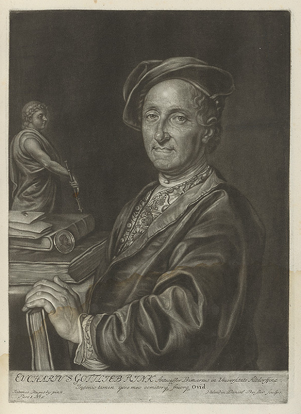 Ján Kupecký, Bernhard Vogel – Portrét univ.prof.E.G.Rinka z Altdorfu 