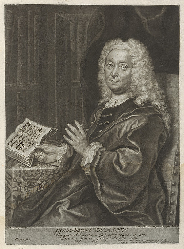 Ján Kupecký, Valentin Daniel Preissler – Portrét univerzitného profesora Gottfrieda Thomasiusa z Altdorfu 