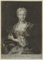 Ján Kupecký, Valentin Daniel Preissler – Portrét manželky baróna J. F. Sicharta, rod. Preu 