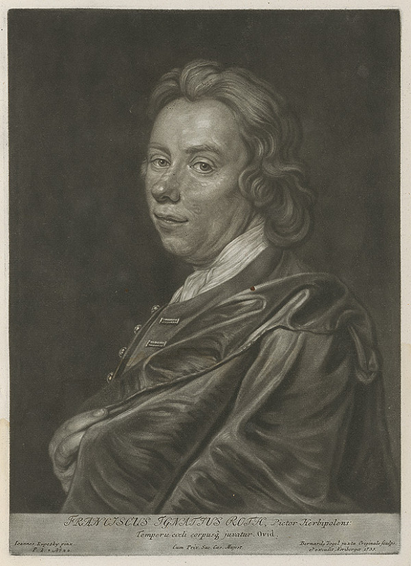 Ján Kupecký, Bernhard Vogel – Portrét maliara Františka Ignáca Rotha 