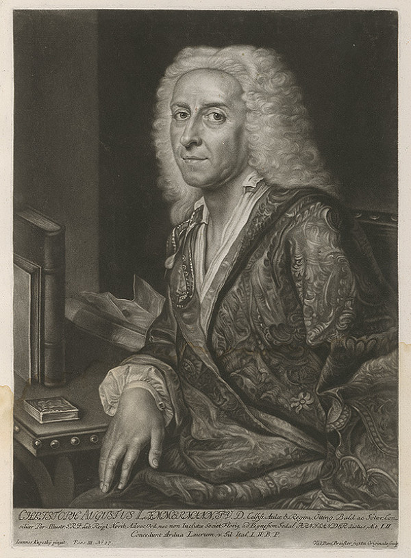 Ján Kupecký, Valentin Daniel Preissler – Portrét Christopha Augusta Lämmermanna 