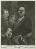 Ján Kupecký, Bernhard Vogel – Autoportrét Kupeckého so synom 