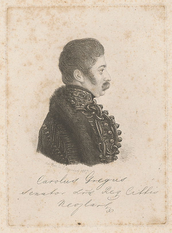 Ferdinand Karl Theodor Lütgendorff – Portrét Carolusa Gregusa 