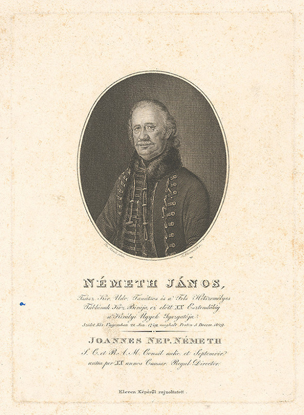 Jos. Schmidt, Adám Sándor Ehrenreich – Portrét Jána Nep.Németha 