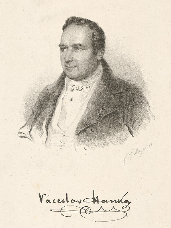 Tadeáš Mayer – Portrét Václava Hanku 