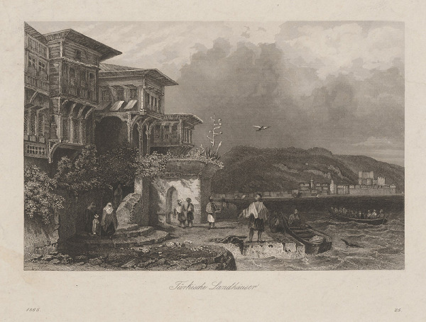 Stredoeurópsky grafik z 19. storočia – Turecká krajina 