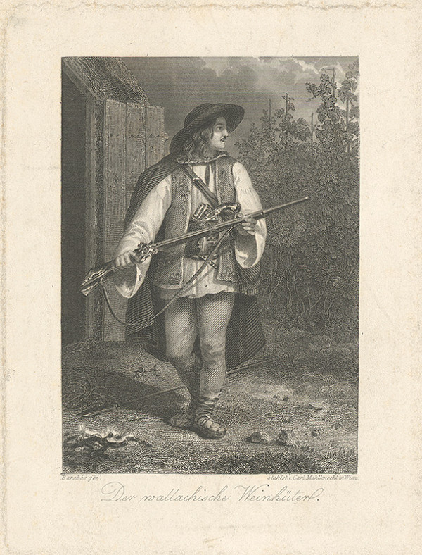 Miklós Barabás, Karl Mahlknecht – Valašský strážca vinohradov 