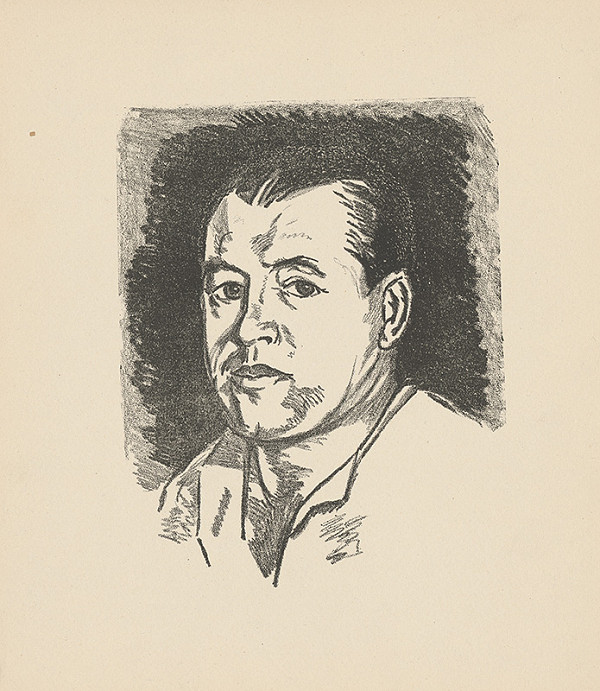 Stredoeurópsky grafik z 20. storočia – Podobizeň muža 