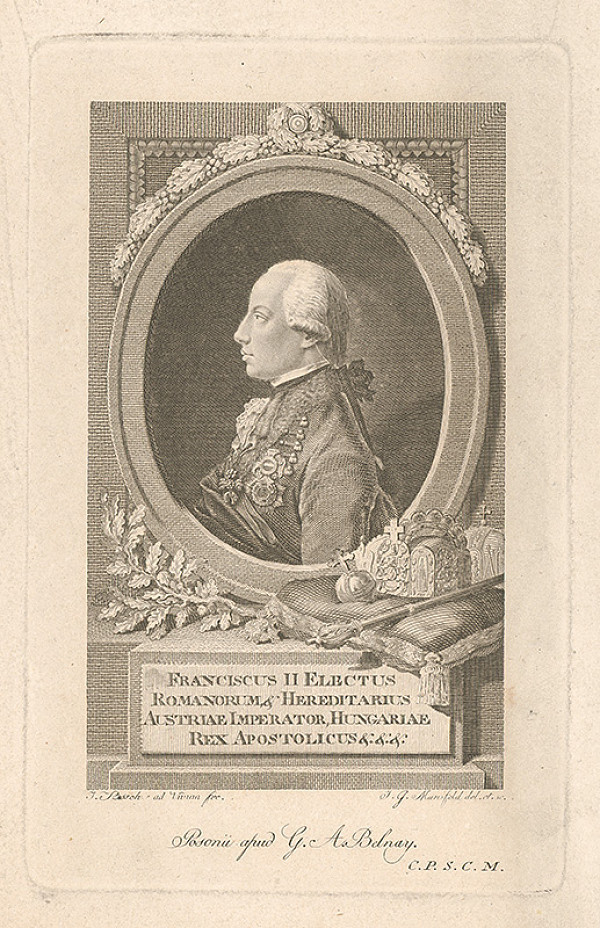 Joseph Bosch, Johann Georg Mansfeld – Portrét Františka II. 