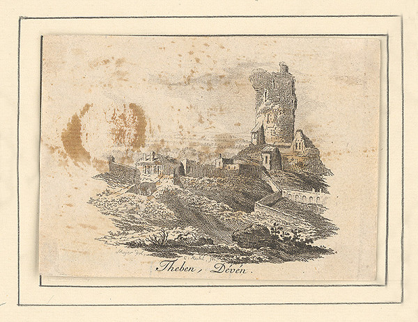 Clemens Kohl, Elias Meyer – Pohľad na hrad Devín 