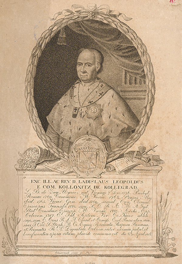 Adám Sándor Ehrenreich – Portrét Leopolda Kollonitza 