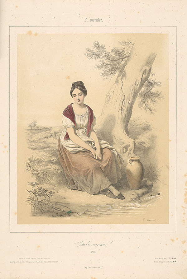 Francois Grenier – Dievča s krčahom 