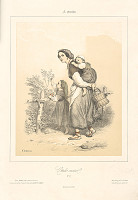 Francois Grenier – Mladá žena s dvomi deťmi 