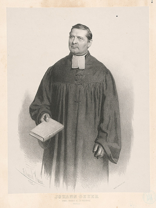 Eduard Kaiser – Portrét Johana Geyera 