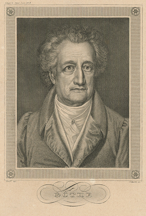 Carl Barth, Anton Graff – Johann Wolfgang von Goethe 