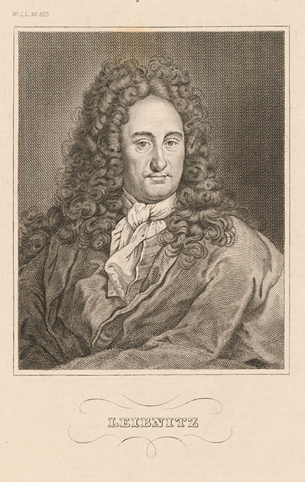 Stredoeurópsky maliar z 19. storočia – Portrét Leibnitza 