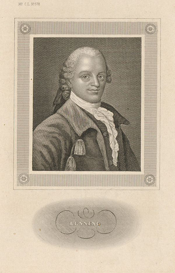 Stredoeurópsky maliar z 19. storočia – Portrét Lessinga 