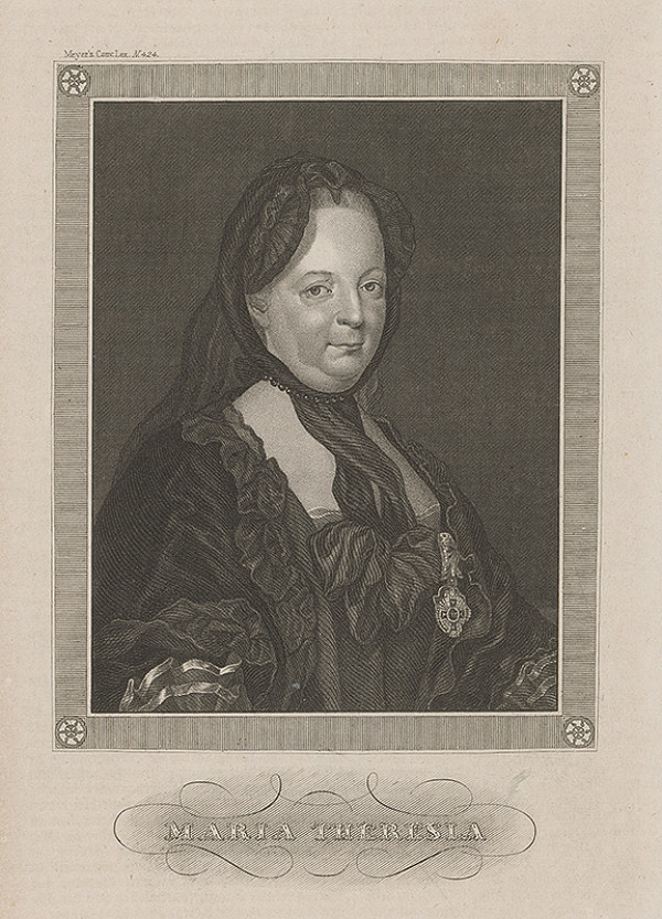 Stredoeurópsky grafik z 18. storočia, Joseph Ducreux – Mária Terézia 