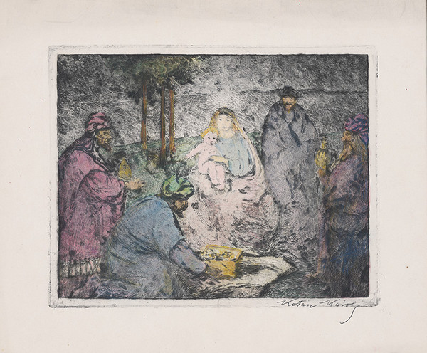 Károly Kotász – Klaňanie sa troch kráľov 