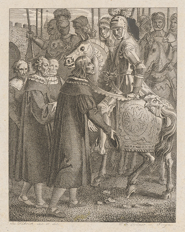 Franz V. Grüner, Josef Führich – Stretnutie 