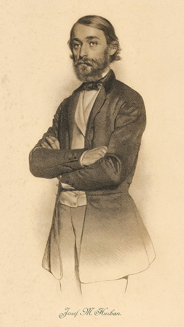 František Kolář – Portrét Jozefa Miloslava Hurbana 
