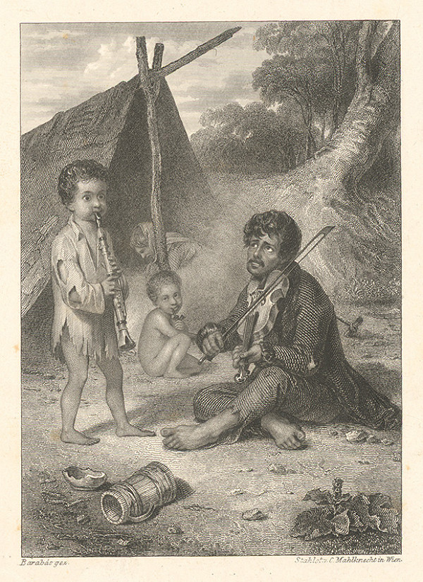 Miklós Barabás, Karl Mahlknecht – Cigáni 