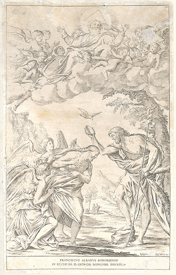 Francesco Albani – Krst v Jordáne 