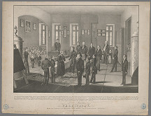 Franz Wolf, Ignaz Josef Weissenberg – Návšteva Ferdinanda V. v hebrejskej nemeckej škole v Bratislave 