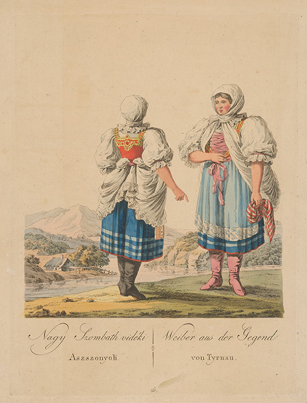 József Bikkessy Heinbucher – Ženy z okolia Trnavy 