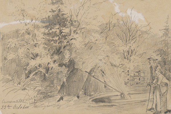 Ladislav Mednyánszky – Vodomet 