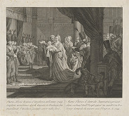 António Zatta – Mária Terézia na uhorskom sneme 1741 