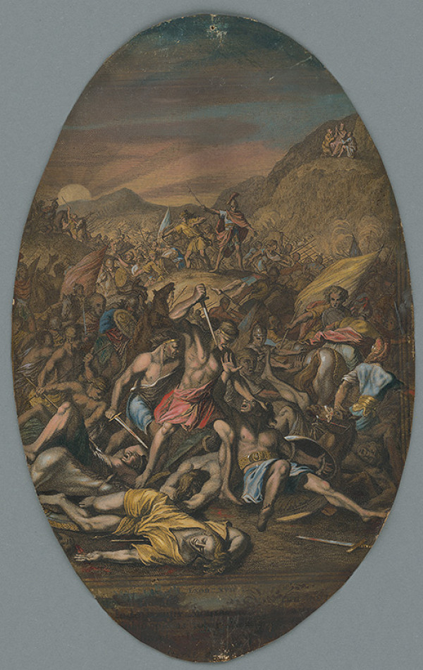 Stredoeurópsky maliar zo 17. storočia – Jozue bojuje s Amalechom 