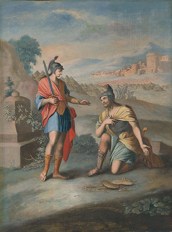 Caspar Luyken, Christoph Weigel st. – Jozua a knieža vojska Hospodinovho 