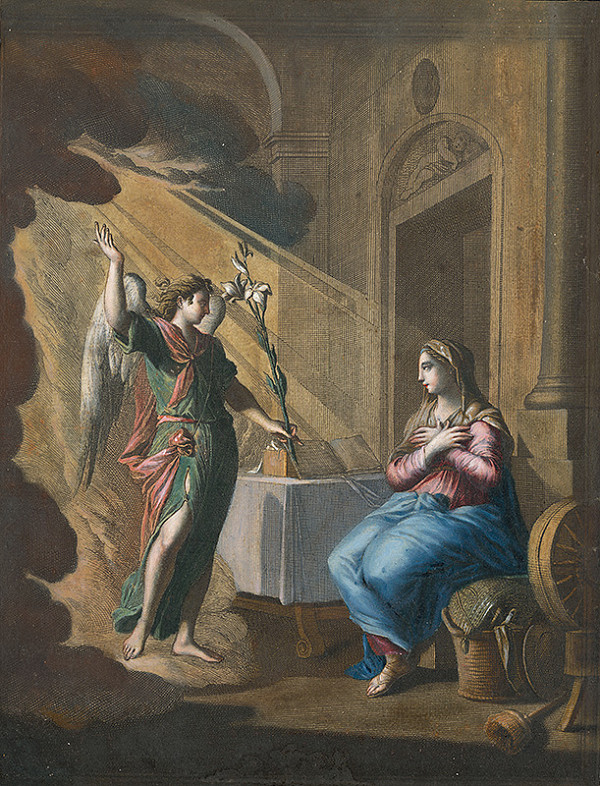 Caspar Luyken, Christoph Weigel st. – Zvestovanie Panne Márii 