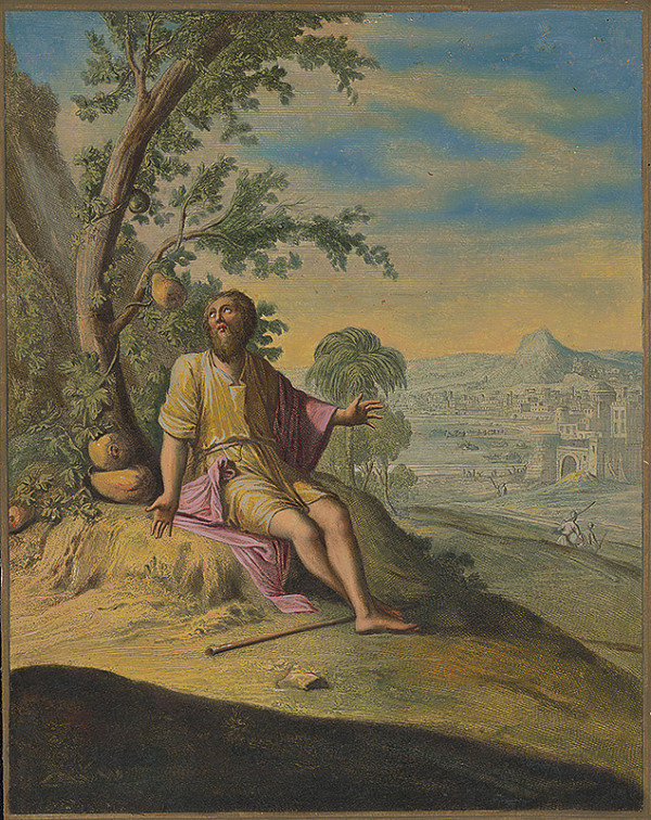 Caspar Luyken, Christoph Weigel st. – Jonáš sedí pod ricinovým krom 