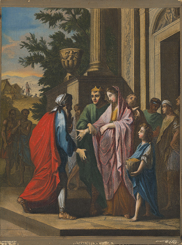 Caspar Luyken, Christoph Weigel st. – Abrahám a Abimelech 