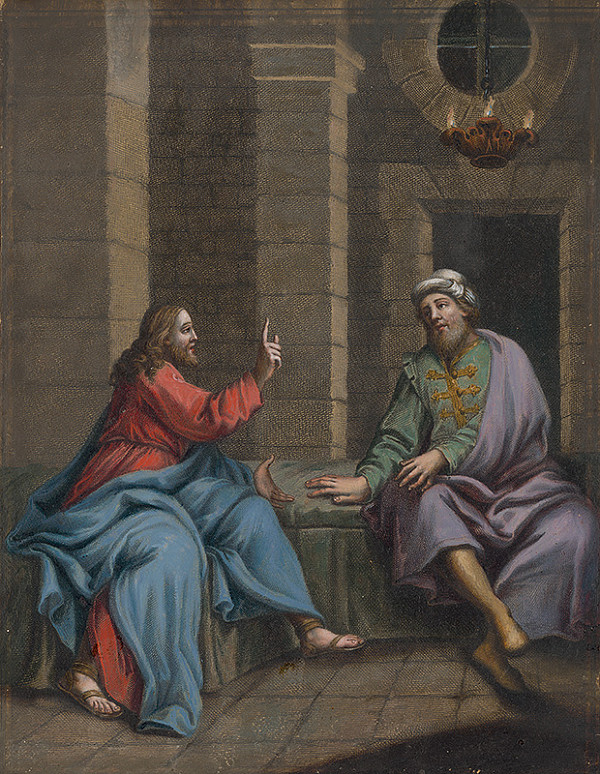 Francesco Antonio Meloni, Christoph Weigel st. – Ježišov rozhovor s Nikodémom 