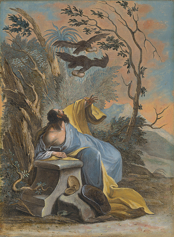 Franz Sigrist st., Johann Georg Hertel – Eliáš kŕmený havranmi 
