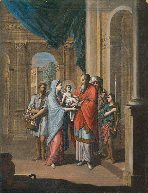 Caspar Luyken, Christoph Weigel st. – Obetovanie Ježiša v chráme 