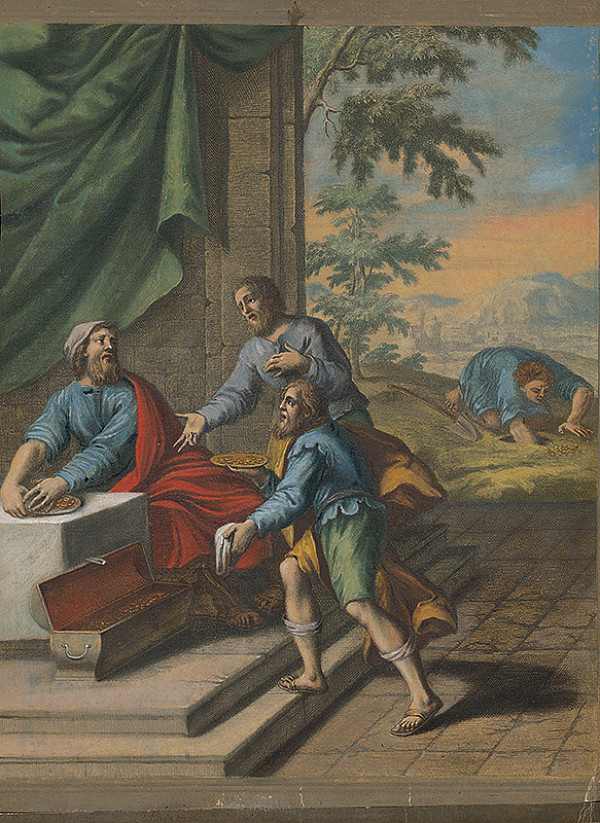 Christoph Weigel st. – Podobenstvo o hrivnách 